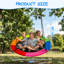 Balancelle arc-en-ciel 40 pouces pour enfants et adultes | Balançoire pour arbre robuste avec capacité de 600 lb et certification de sécurité