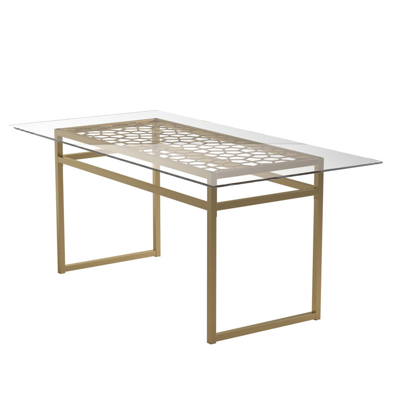 Metal Base Dining Table