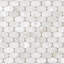 Carreau de mosaïque ovale en coquillage 11,75 "x 11,75" en nacre de nacre 