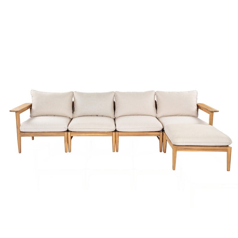 Outdoor L-Shape Sofa With Cushion