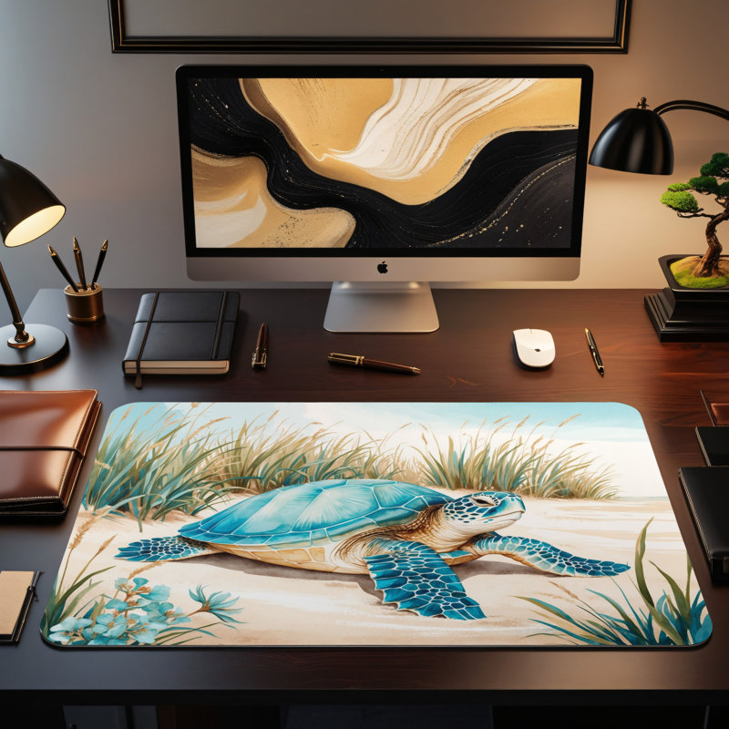 Polyester Desk Pad, 14.4x12.1