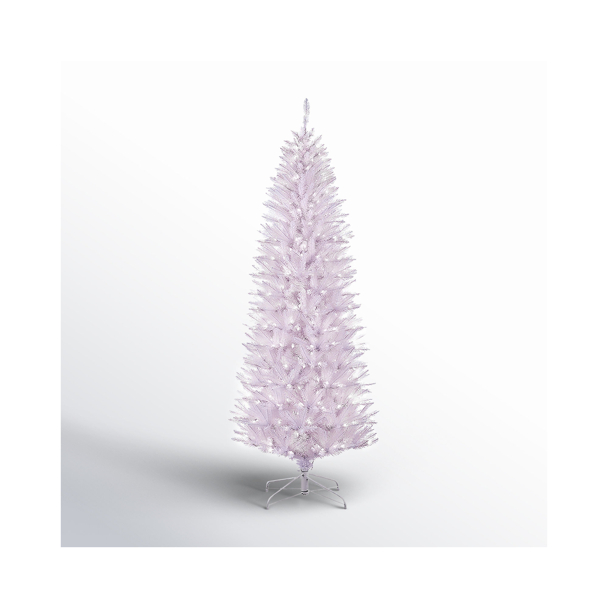 Hattaway Lighted Artificial Fir Christmas Tree, 4.5' H