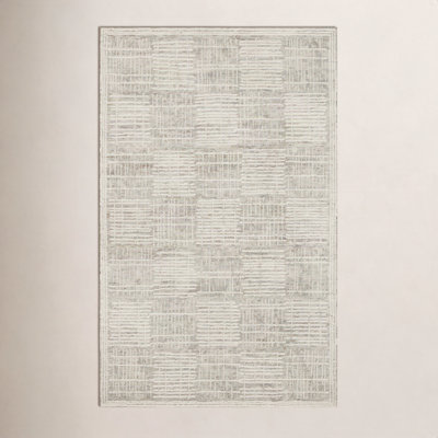 Dowell Hand-Woven Geometric Wool Rug