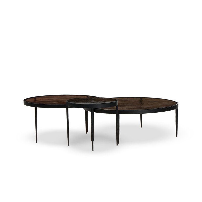 Yoko Glass Nesting Coffee Table