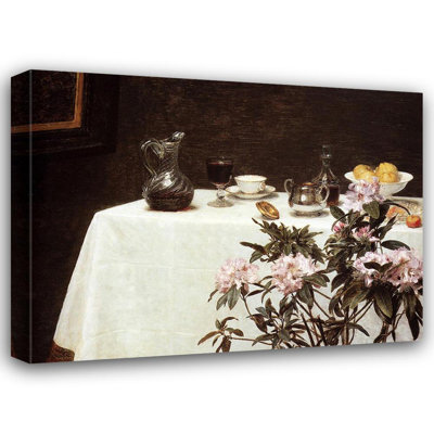 Nature morte: coin d'une table