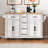 56.5'' Kitchen Island With Drop Leaf