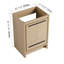 Base de meuble-lavabo simple autoportante 24 po Xarnby