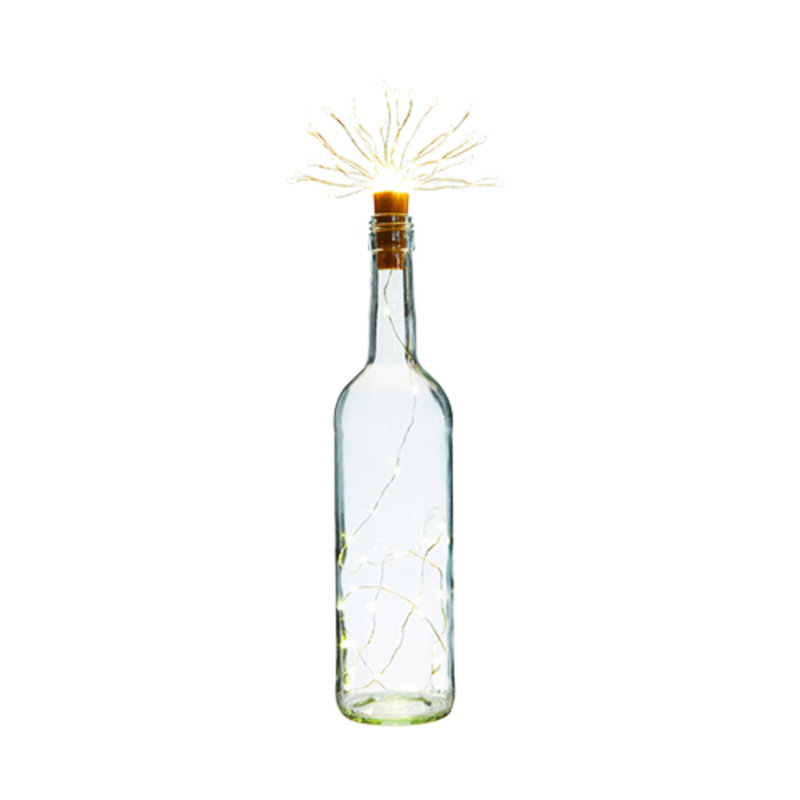 Warm White LED Wine Bottle Twinkle String Lights