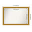 Townhouse Gold Non-Beveled Bathroom Wall Mirror-1016737309