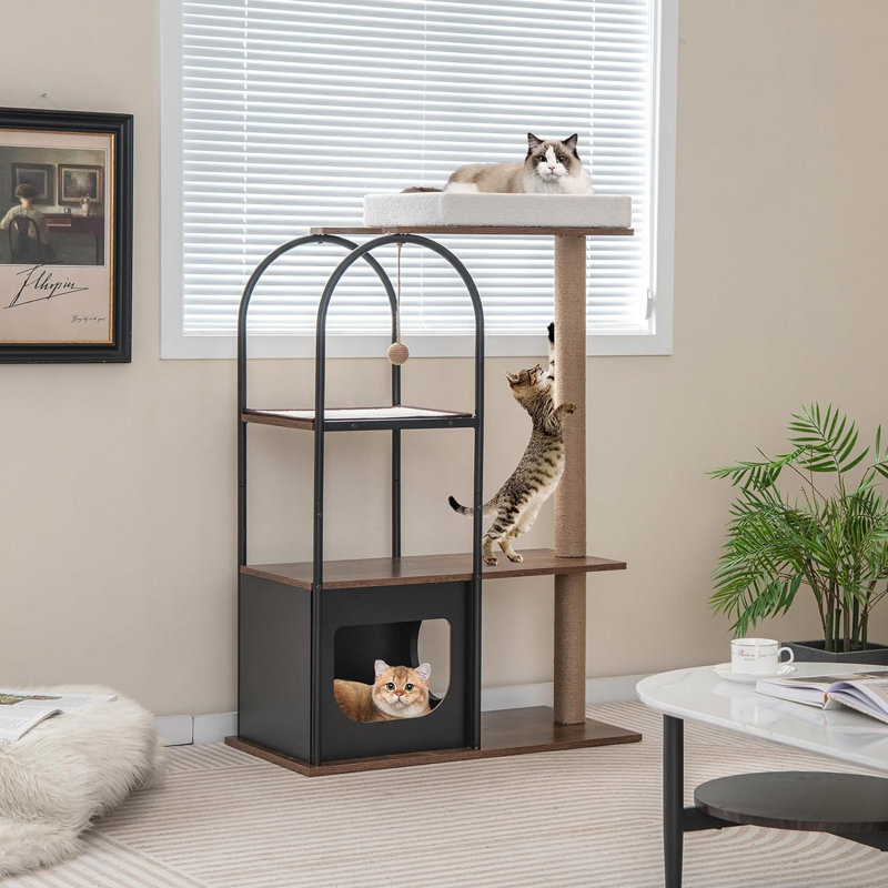 Bromyard 118cm H Cat Tree, Brown