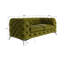 Bixby 2 seater Chesterfield Sofa with Silver Metal Legs-2102098523