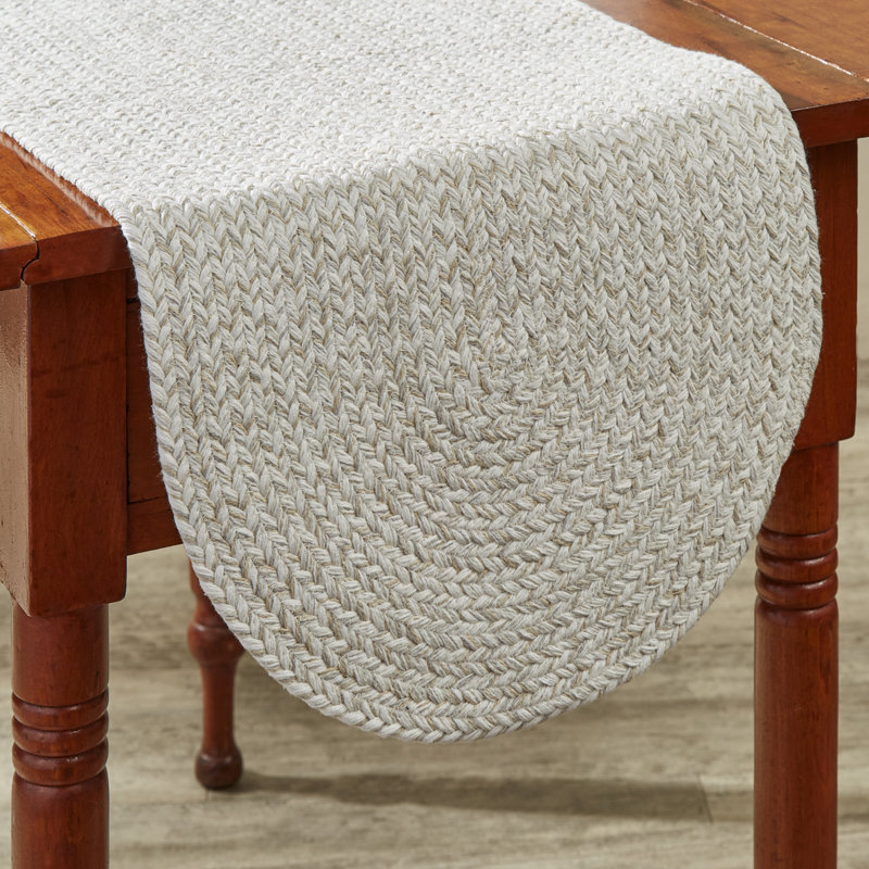 Linge de table Cilka, Sel de mer, Tapis de 54 po, Géométrique