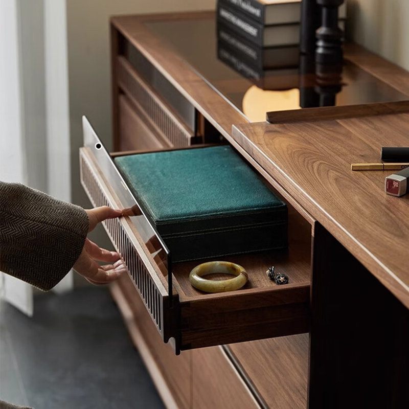 Multi-functional retractable makeup vanity