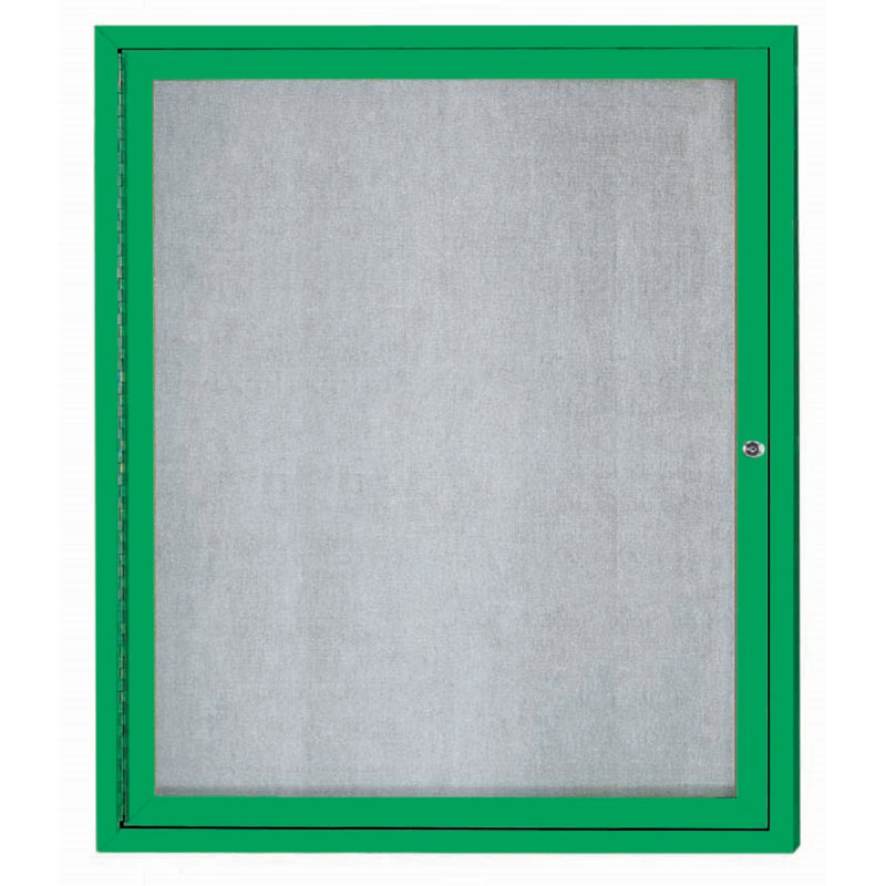 Tableau d'affichage mural extérieur pour l'extérieur, Vert, Un, H 36 po x l 30 po