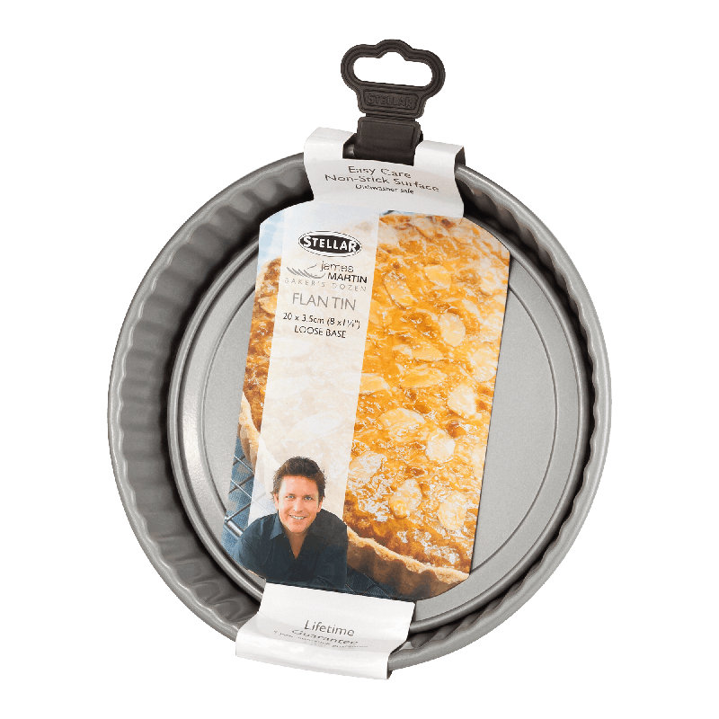 Stellar James Martin Nonstick Steel Tart Pan