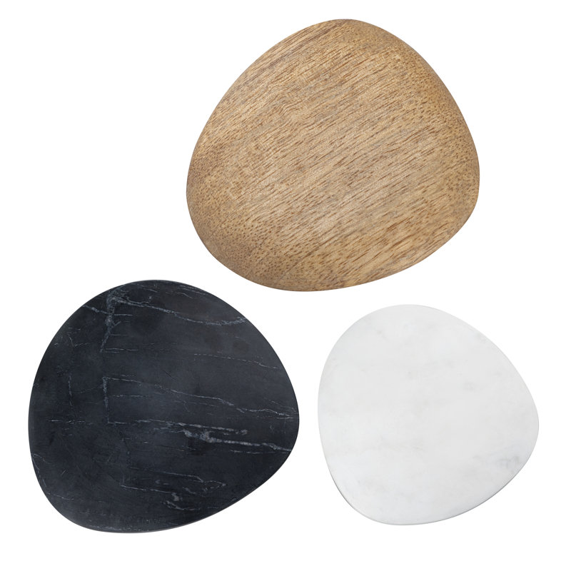 Ensemble de 3 objets décoratifs Cairn