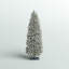 Sapin de Noël svelte vert / blanc avec lumières-1354587941