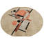 Deco Hand Knotted Wool Geometric Area Rug-67664715