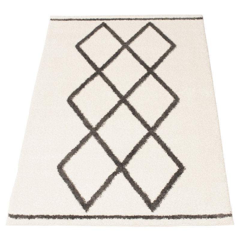 Amanveer Moroccan Indoor Rug, Rectangle 3'11" x 6'