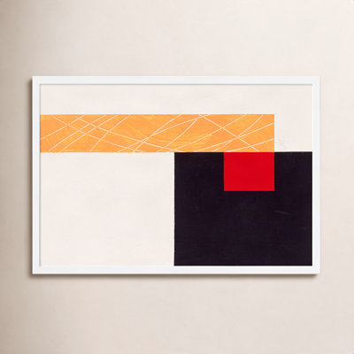 Composition With Yellow 1 by Robert Kamnatnik