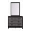Miroir SOLUTO GRIS ET NOIR