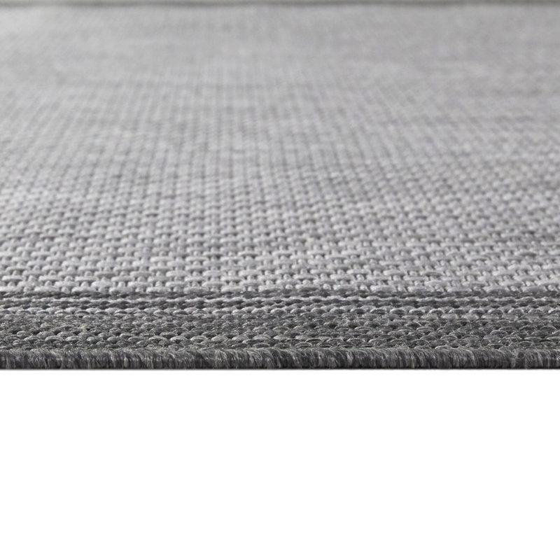Tapis intérieur / extérieur vert foncé Kennaway, Rectangle 8 pi 9 po x 12 pi
