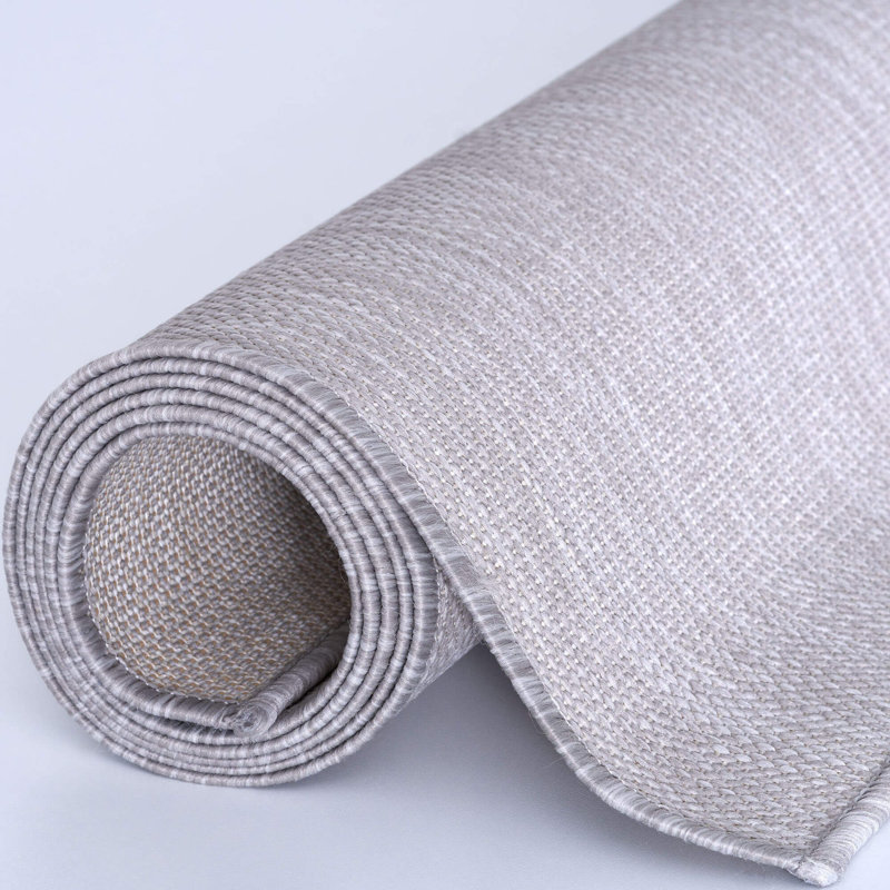 Ecology Collection Solid Colour Indoor / Outdoor Area Rug, Rectangle 200 x 290cm