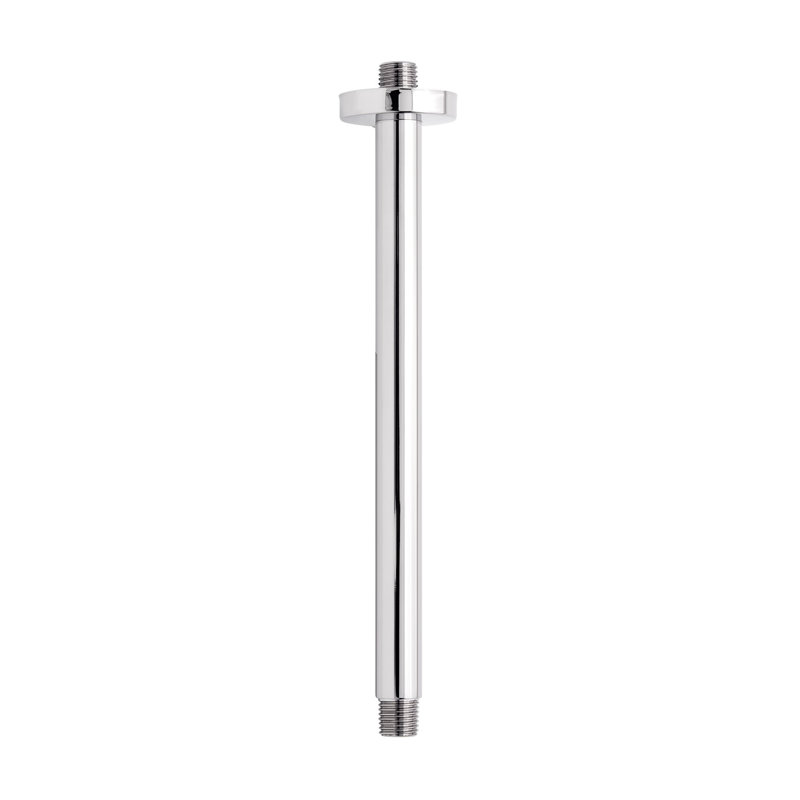 12" Round Ceiling-Mount Shower Arm, Chrome