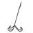 Knowlton Ophelia & Co. Metal H-Frame Easel