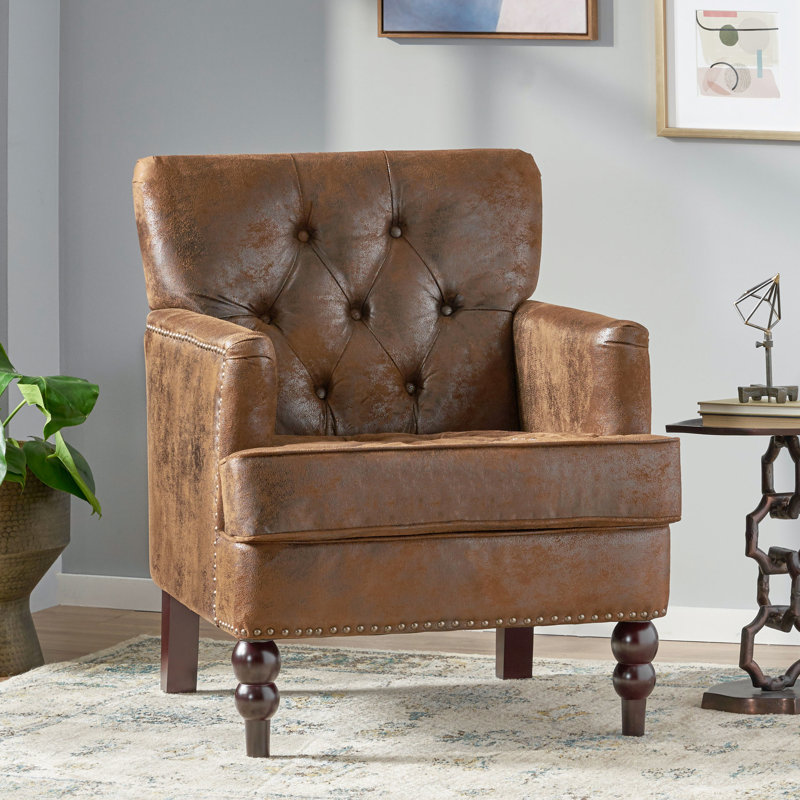 Chaise en microfibre Fashion, Brown