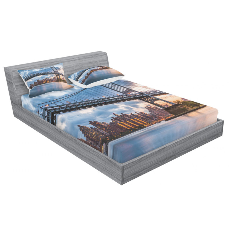 Microfiber Sheet Set, Full Sheet Set + Fitted Sheet + 2 Pillowcases