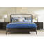 Rome Upholstered Wingback Bed