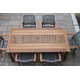 Fleur 76'' Rectangular 6 - Person Outdoor Dining Set