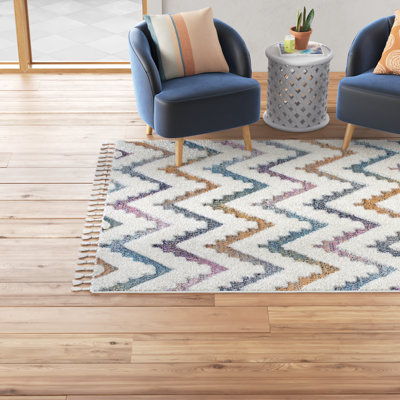 Mercedes MercedesPower Loom Chevron Area Rug
