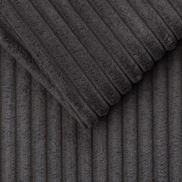 Velvet Armchair, Charcoal Grey
