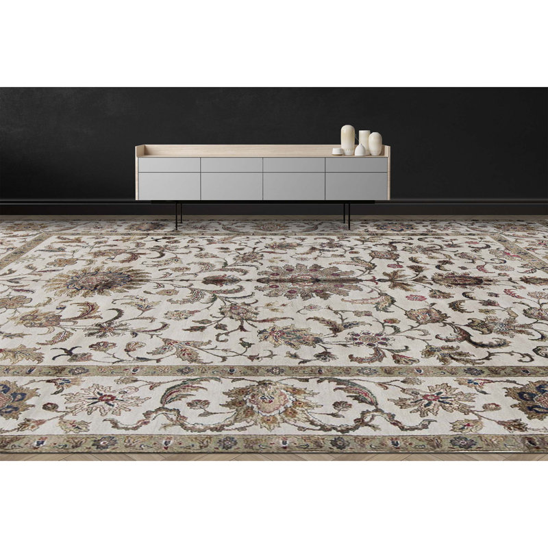 Chantel Oriental Area Rug in Ivory, Rectangle 7'11" x 9'11"