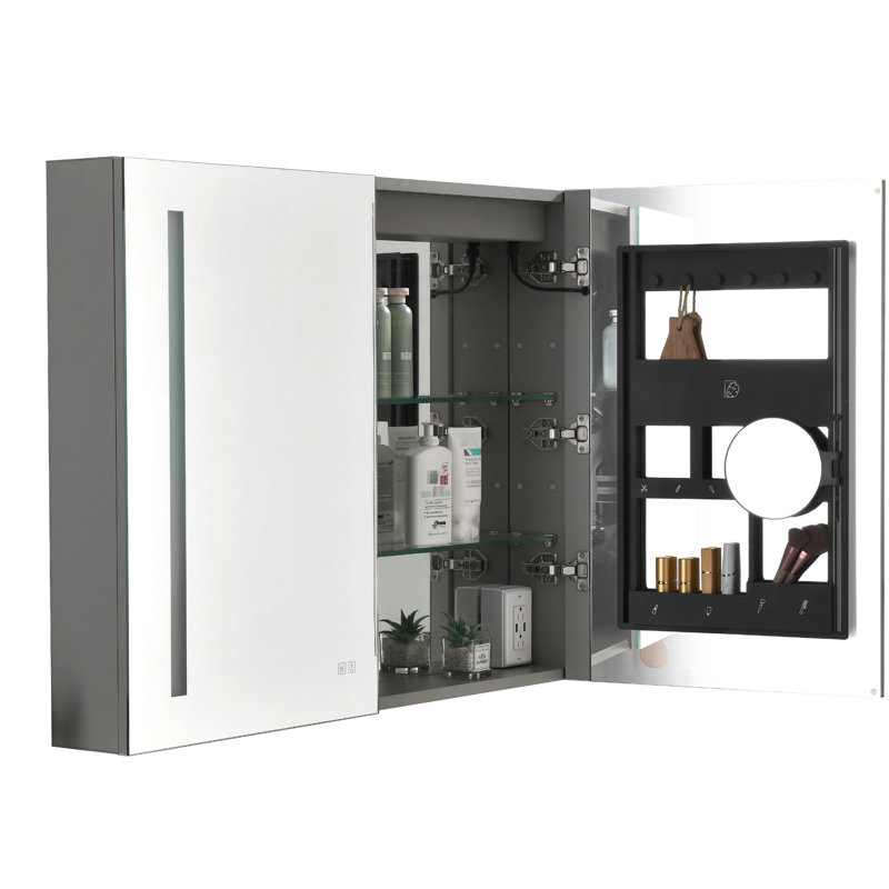 LED Lighted Bathroom Cabinet With Mirror