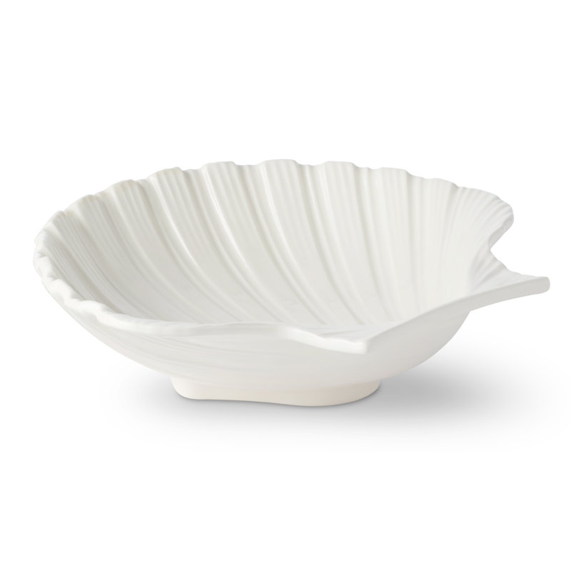 Ceramic Platter, 2.4" H x 8.3" W x 9.6" D