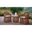Calixto Outdoor 5 - Piece Teak Dining Set with Cushions-1793867246