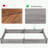 Cisbrough Multi-sized Outdoor Fir Wood Elevated Planter Box for Yard-1209544350-1260006841