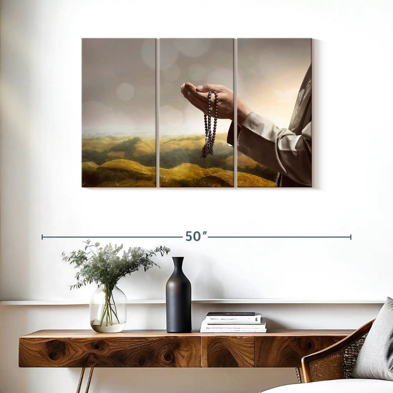 Adella Islamic Prayer, 24" H x 38" W