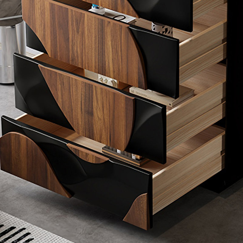 Commode d'appoint moderne en bois grande capacité