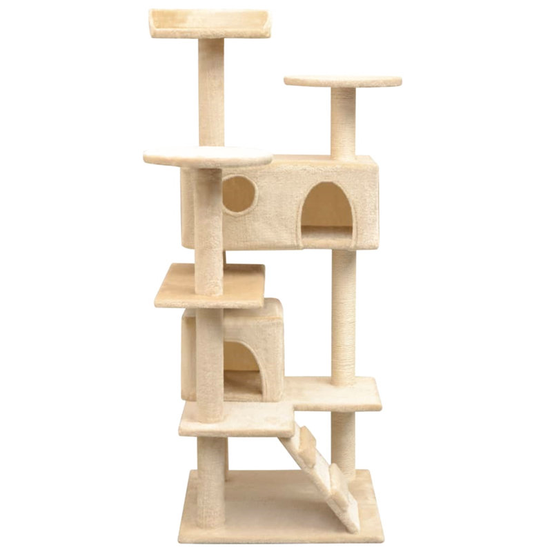 Amerina Cat Tree, 67 cm x 67 cm x 125 cm, Beige