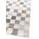 Tilly-Mae Soft low Pile Chequered Cream Rug
