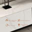 Foyer blanc en bois manufacturé-118377371