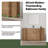 60'' Single Bathroom Vanity with Ceramic Top-382995277