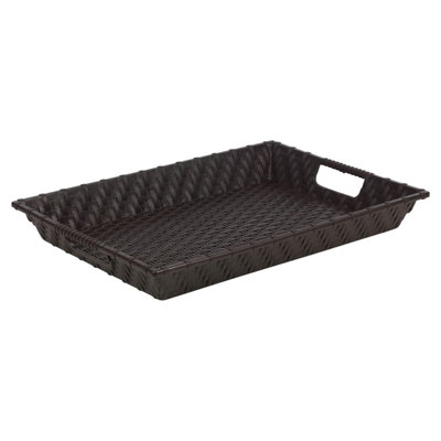 Bay Isle Home Ademoe Rattan Serving Dish