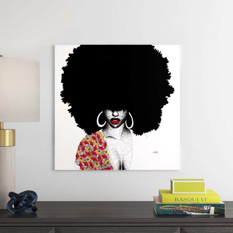 «Uloaku» par Ohab TBJ - impression d'art graphique, Toile tendue, H 12 po x l 12 po x P 0,75 po
