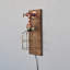 Lampe murale élégante, bois massif et or rose, 15,7 x 5,5 x 6,3 pouces | Prise E27, 200 W maximum, interrupteur marche / arrêt sur le câble | Parfait pour le salon, la chambre à coucher ou le bureau, solution d'éclairage élégante et fonctionnelle-106854193