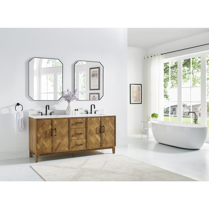 Meuble-lavabo double 72 po Clara Brown